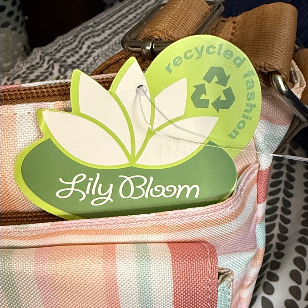 Lily Bloom Colorful Striped Crossbody Bag - Picture 2 of 6